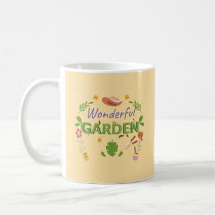 Caneca De Café Presente de vegetação engraçada para jardineiras f