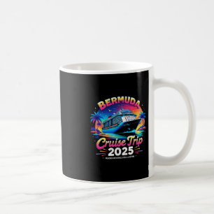 Caneca De Café Presente de Viagem de Cruzeiro para Bermuda 2025 P