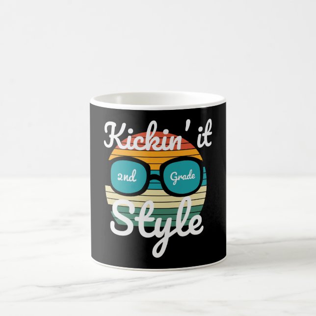 Caneca De Café Presente de volta às aulas para crianças do 2º ano (Centro)