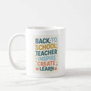 Caneca De Café Presente de volta às aulas para professores