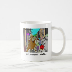 Caneca De Café Presente Divertido Cartoon Rick Londres Abraçador