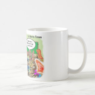 Caneca De Café Presente Divertido de Desenho Animado Polícia Borb
