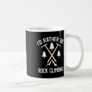 Caneca De Café Presente Divertido de Escalada em Rocha para Escal