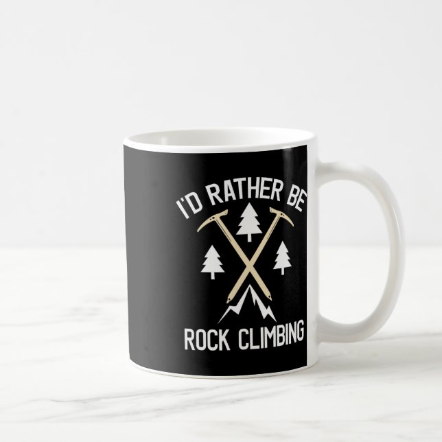 Caneca De Café Presente Divertido de Escalada em Rocha para Escal (Direita)