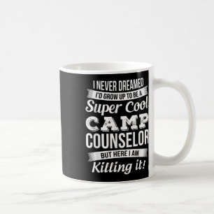 Caneca De Café Presente Divertido para Conselheiro de Acampamento