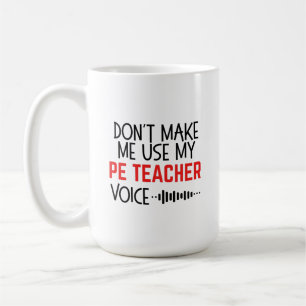 Caneca De Café Presente Divertido para Professor de Educação Físi