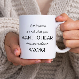 Caneca De Café Presente Divertido Só Porque para Colega de Trabal