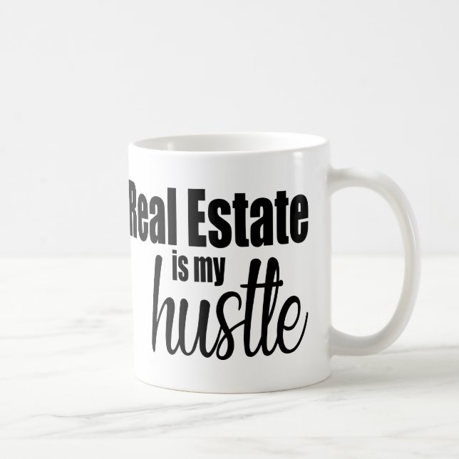 Caneca De Café Presente do Agente Imobiliário Funny House Broker  (Direita)