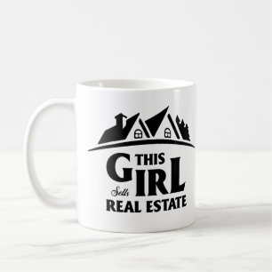 Caneca De Café Presente do Agente Imobiliário Funny Imobiliário