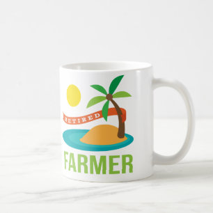 Caneca De Café Presente do agricultor aposentado