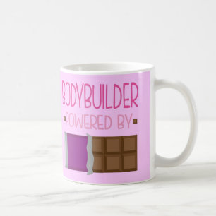 Caneca De Café Presente do chocolate do Bodybuilder para a mulher