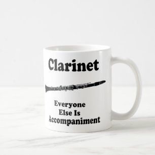 Caneca De Café Presente do clarinete