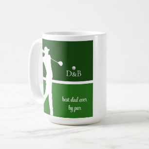 Caneca De Café presente do dia dos pais golfe, melhor pai do mund