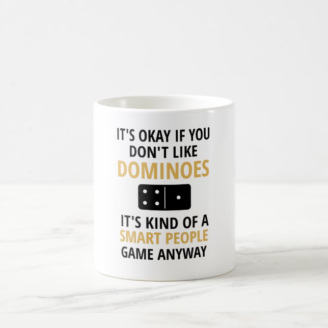 Caneca De Café Presente do Dominoes| Amantes Dominoers Player (Centro)