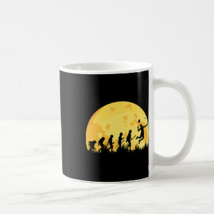 Caneca De Café Presente do jogador de emblema do Badminton da Evo