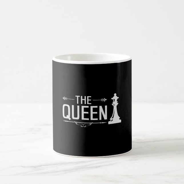Caneca De Café Presente do Jogo Conselho Rainha do Xadrez Conselh (Centro)