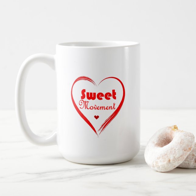 Caneca De Café Presente do Movimento Doce Para Chá do Dia dos Nam (Com Donut)