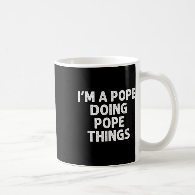 Caneca De Café Presente do Papa Apelido Divertido Árvore Genealóg (Direita)