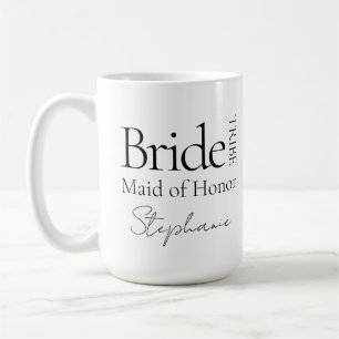 Caneca De Café Presente do Partido Bridal da Tribo de Noiva Perso