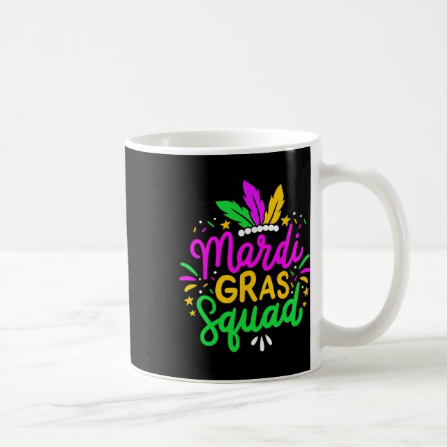 Caneca De Café Presente do Partido Esquadrão Mardi Gras (Direita)