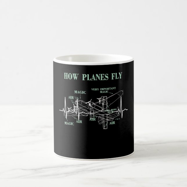 Caneca De Café Presente do Piloto de Engenheiro Aeroespacial Engr (Centro)
