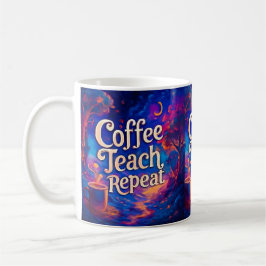 Caneca De Café Presente do professor de Wrap de Café Repetir Mug