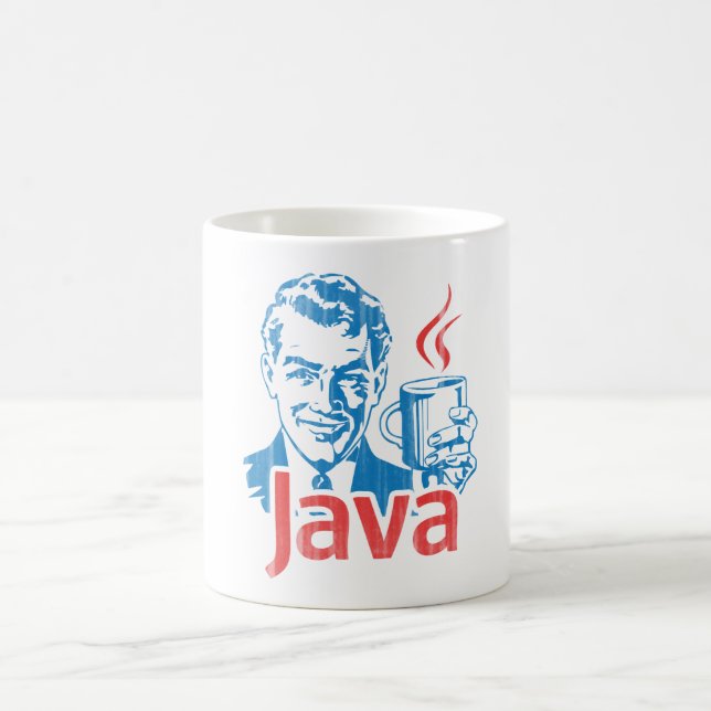 Caneca De Café Presente do programador de Java (Centro)