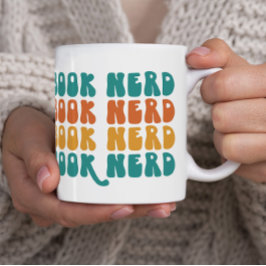 Caneca De Café Presente do tórax do Livro Nerd