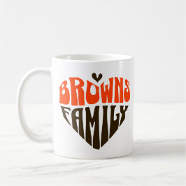 Caneca De Café Presente do ventilador da família Browns