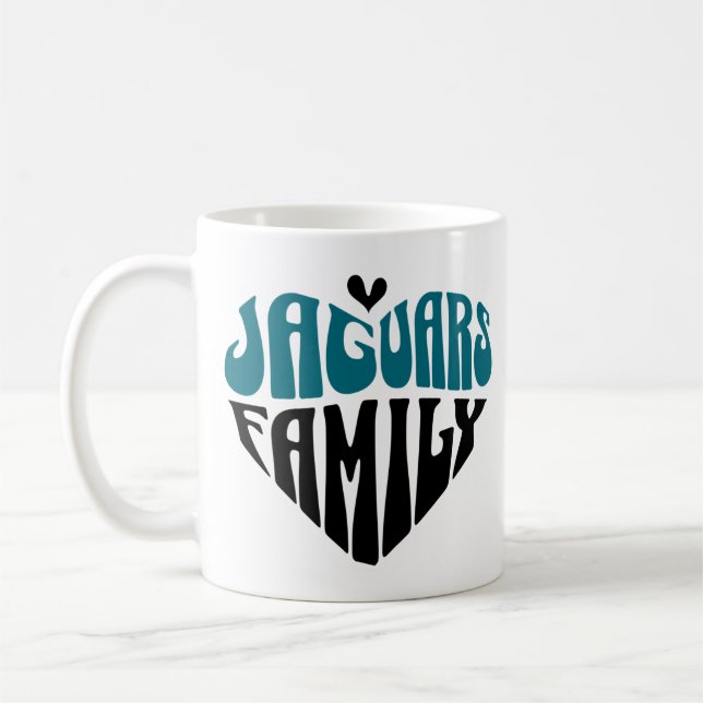 Caneca De Café Presente do ventilador da família Jaguars (Esquerda)