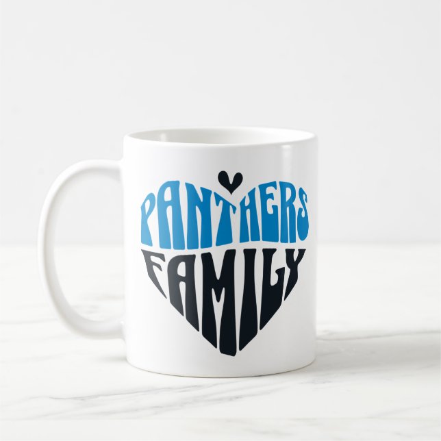 Caneca De Café Presente do ventilador da família Panthers (Esquerda)