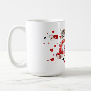 Caneca De Café Presente doce do dia dos namorados da avó 