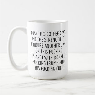 Caneca De Café Presente engraçado anti Trump para colega de traba
