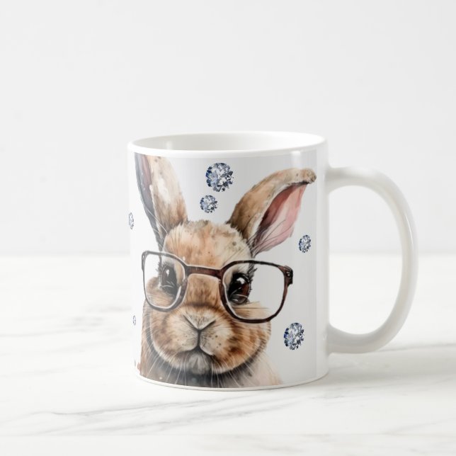 Caneca De Café Presente Engraçado, Bunnie, Café, Presente Amigo (Direita)