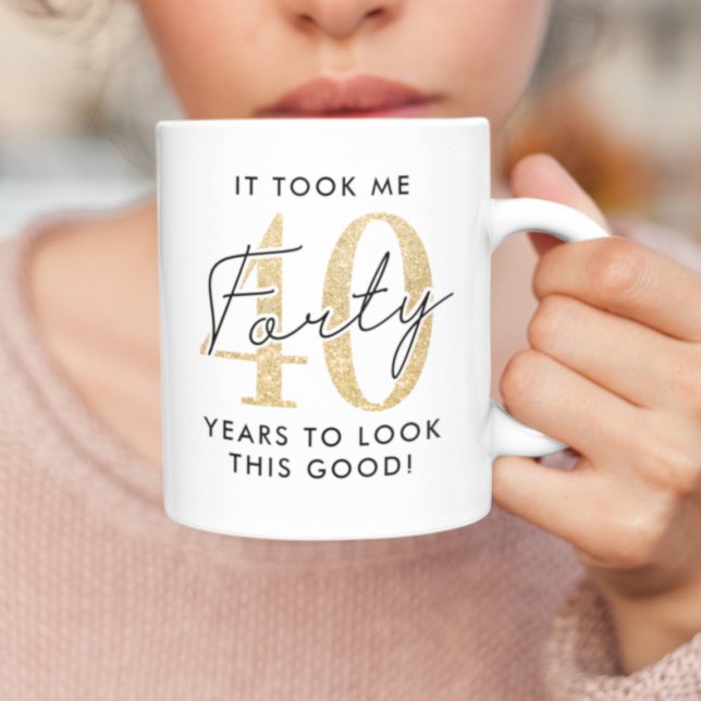 Caneca De Café Presente engraçado de 40º aniversário (Criador carregado)