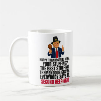 Caneca De Café Presente engraçado de Ação de Graças para a mamãe