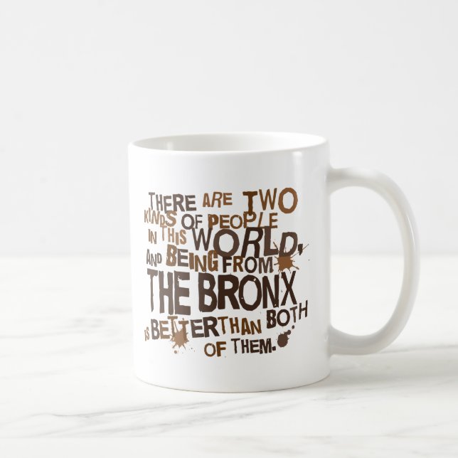 Caneca De Café Presente (engraçado) de Bronx (Direita)