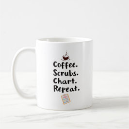 Caneca De Café Presente Engraçado de Enfermeira Café Esfoliante G