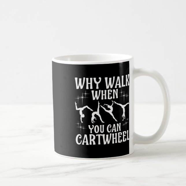 Caneca De Café Presente engraçado de ginástica para meninas e mul (Direita)