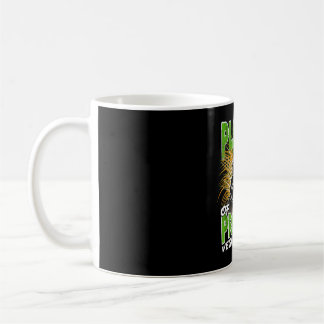 Caneca De Café Presente engraçado de gorila vegano forte e cheio 
