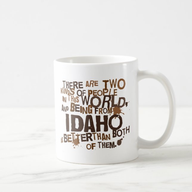 Caneca De Café Presente (engraçado) de Idaho (Direita)