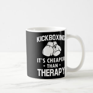 Caneca De Café Presente engraçado de kickboxer terapia kickboxing