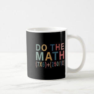 Caneca De Café Presente engraçado de meme de matemática para prof