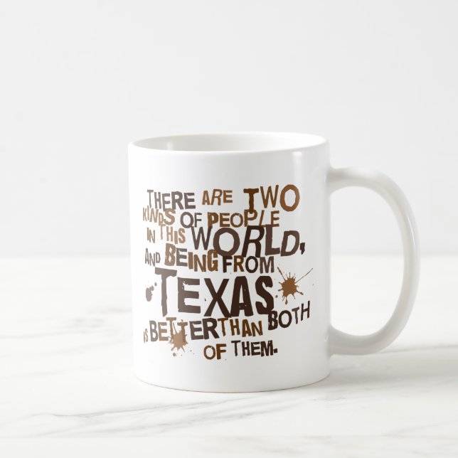 Caneca De Café Presente (engraçado) de Texas (Direita)