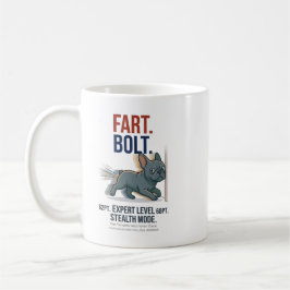 Caneca De Café Presente engraçado do cão de estimação francês hum