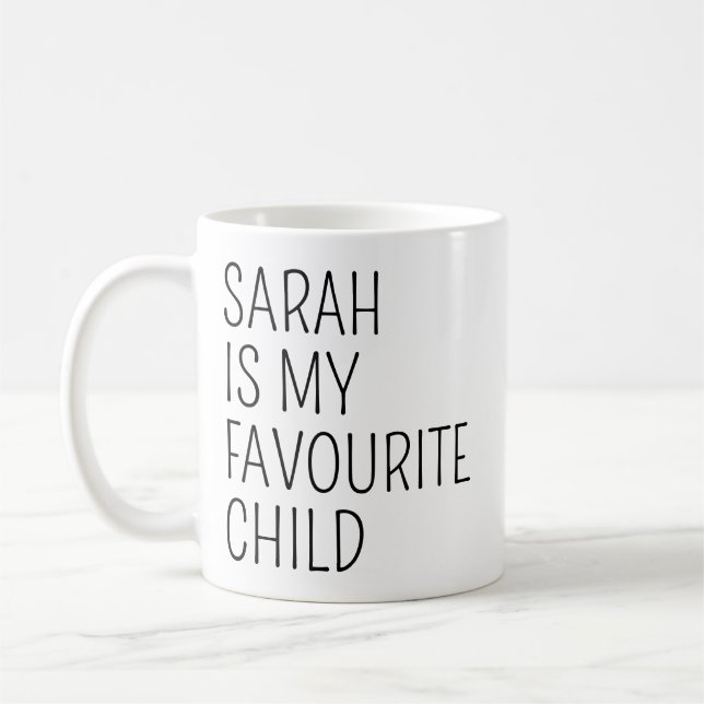 Caneca De Café Presente engraçado do Dia das Mães da filha, Canec (Esquerda)