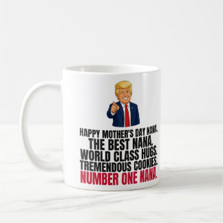 Caneca De Café Presente engraçado do Dia das Mães Trump para a Vo