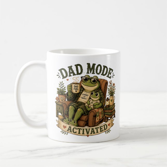 Caneca De Café Presente Engraçado do Dia dos Pais para o Papai, S (Esquerda)