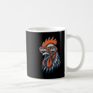 Caneca De Café Presente engraçado do galo do dia do jogo para hom