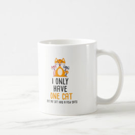 Caneca De Café Presente engraçado dos amantes dos gatos - eu